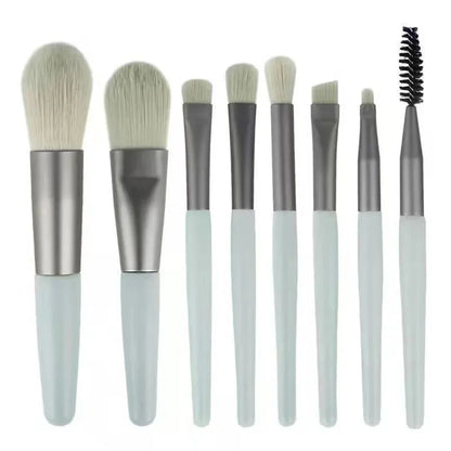 New 8Pcs Makeup Brush Set Makeup Concealer Brush Blush Loose Powder Brush Eye Shadow Highlighter Foundation Brush Beauty Tools