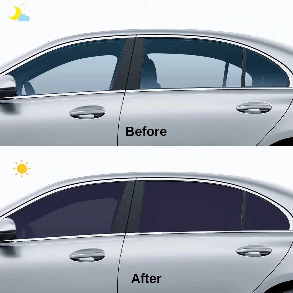 152/100/76/50CM Front Rear windshields Car Window Solar Tint Photochromic Film Light 78-15%/Dark 38-7% Heat Rejection Block UV - MarvelouStoree