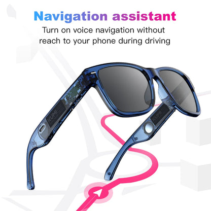 KUMI Meta V1 Smart Glasses Break Audio-visual Imagination Create Bluetooth glasses IPX4 Waterproof Bluetooth Phone Call