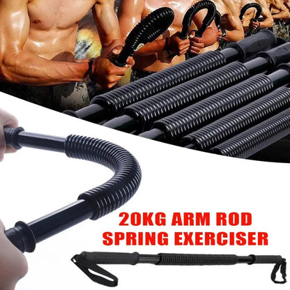 Arm Chest Strength Training Spring Power Twister Bar Adult Office Fitness Exercise Men Tools Hosue Unisex Sport Developer 2 E8O4