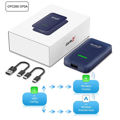 CarlinKit 5.0 4.0 3.0 CarPlay Wireless Dongle Activator Auto-connect For Audi Porshe Benz VW Volvo Toyota Plug&Play MP4 MP5 Play - MarvelouStoree