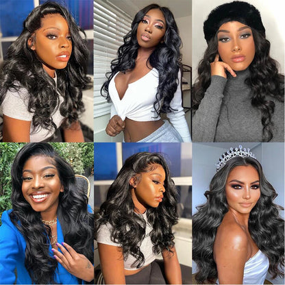 Wear And Go Glueless Wigs Human Hair Body Wave Bob Wig For Women 4x4 Transparent Lace Closure Wig Ready To Wear Human Hair Wigs