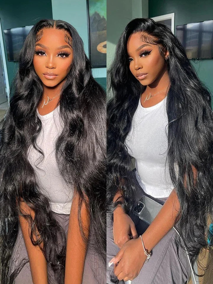 40 50 Inch 200 Density Frontal Wig For Black Women Brazilian Body Wave Wigs Human Hair 5x5 Glueless Hair13x4 13x6 HD Front Wigs