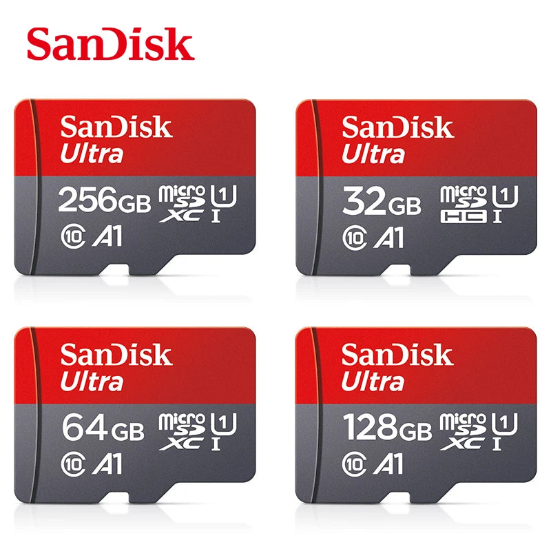 SanDisk Micro tf Card 128GB 64GB 32GB Up to 98MB/s Memory Card Class 10 Flash Card A1 TF Card memory card for smartphone