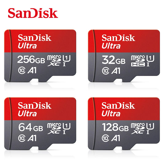 SanDisk Micro tf Card 128GB 64GB 32GB Up to 98MB/s Memory Card Class 10 Flash Card A1 TF Card memory card for smartphone