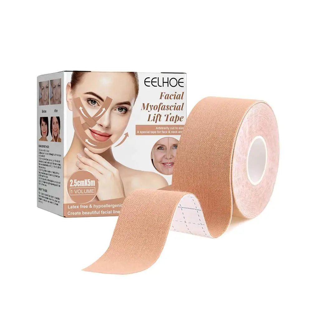 Facial Lift Tape Face Lift Tape Neck Toning Belts Anti Wrinkle Patches Anti Freeze Stickers for Firming Tightening Skin 2.5 S2J9