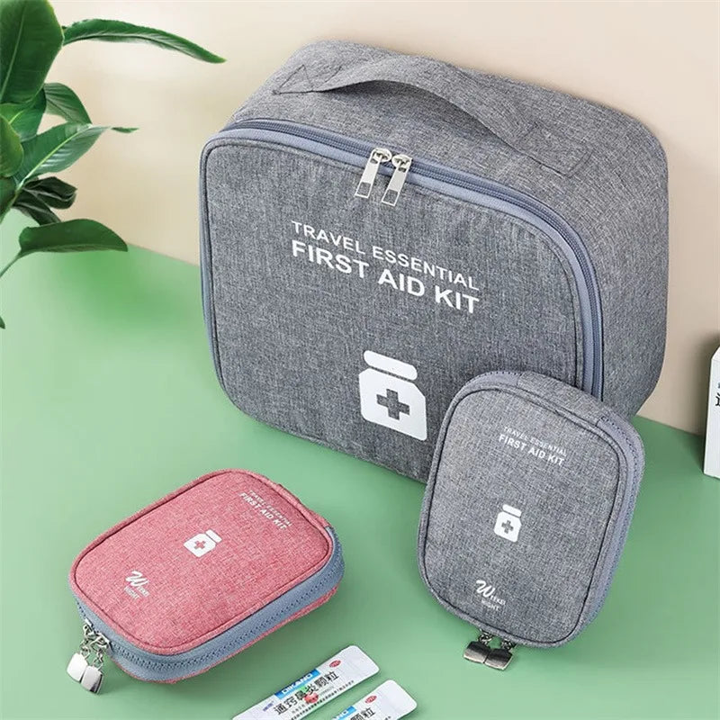 Home Medicine Bag First Aid Kit Large Capacity Portable Travel Medicine Storage Box Survival Bag Emergency Bag For Car Camping