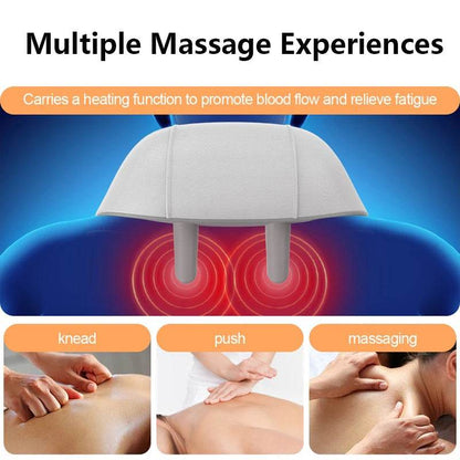 Wireless Neck and Back Massager Electric Neck Shoulder Massager, 6D Shiatsu Kneading Massage Shawl Cervical Trapezius Massager - MarvelouStoree