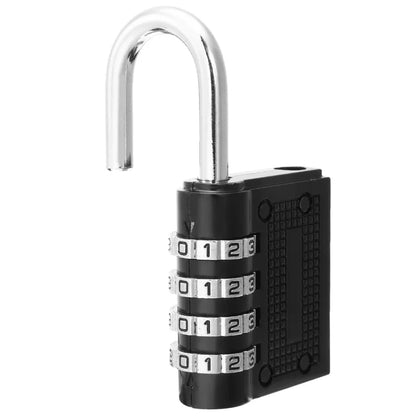 Metal 4-digit code lock outdoor waterproof padlock suitcase luggage code lock home locker code padlock room security lock