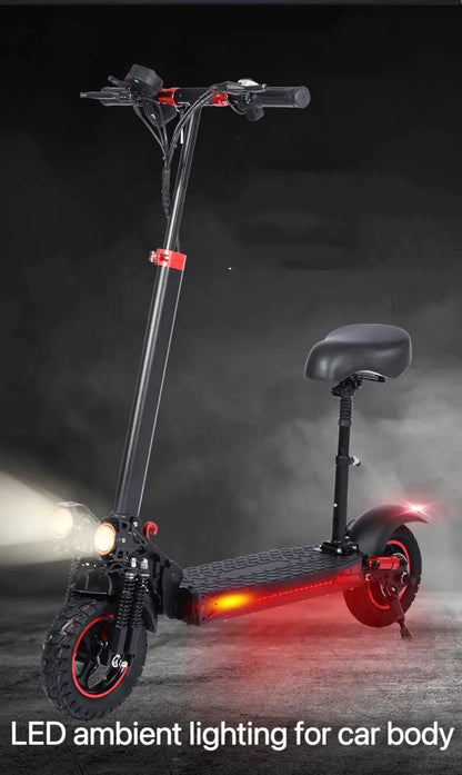 E-Scooter J11MAX Foldable Waterproof Adult Electric Scooter 11Inches Explosion-Proof Tire 48V 1200W 18Ah Configuration Smart