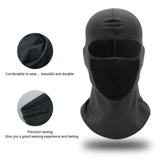 Outdoor Cycling Balaclava Full Face Cover Quick Dry Dustproof Elastic Breathable UV Protection Ski Cycling Sports Face Mask Hat