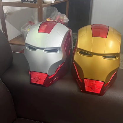 In Stock Marvel Avengers Iron Man Helmet Adult Child Model Cosplay 1:1 Light Led Ironman Mask Action Figure Toys Children Gift