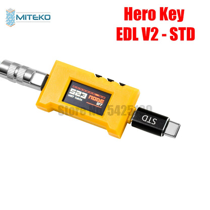 Hero Key EDL Cable & Hydra EDL USB Harmony Connections of Models Support for Phone Open Port 9008 Mode Universal 10 Mode Cable