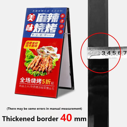 New Ultra-thin LED Light Box Luminous Poster Display LED Backlit Menu Board for Restaurant Cafe Shop Billboard Grill Price List