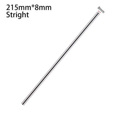 1Pcs Straight Bent Stainless Steel Straws Drinking Silver Cup Straw 6mm 8mm Reusable for Stanley 30oz 40oz Tyeso Cup