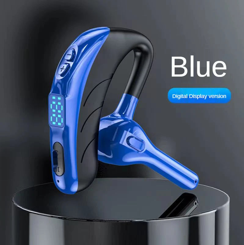 X13 Single Ear Headset with Mic Bluetooth 5.1 Earphone Noise Cancelling Waterproof Earpiece Wireless Handsfree Long Standby Time