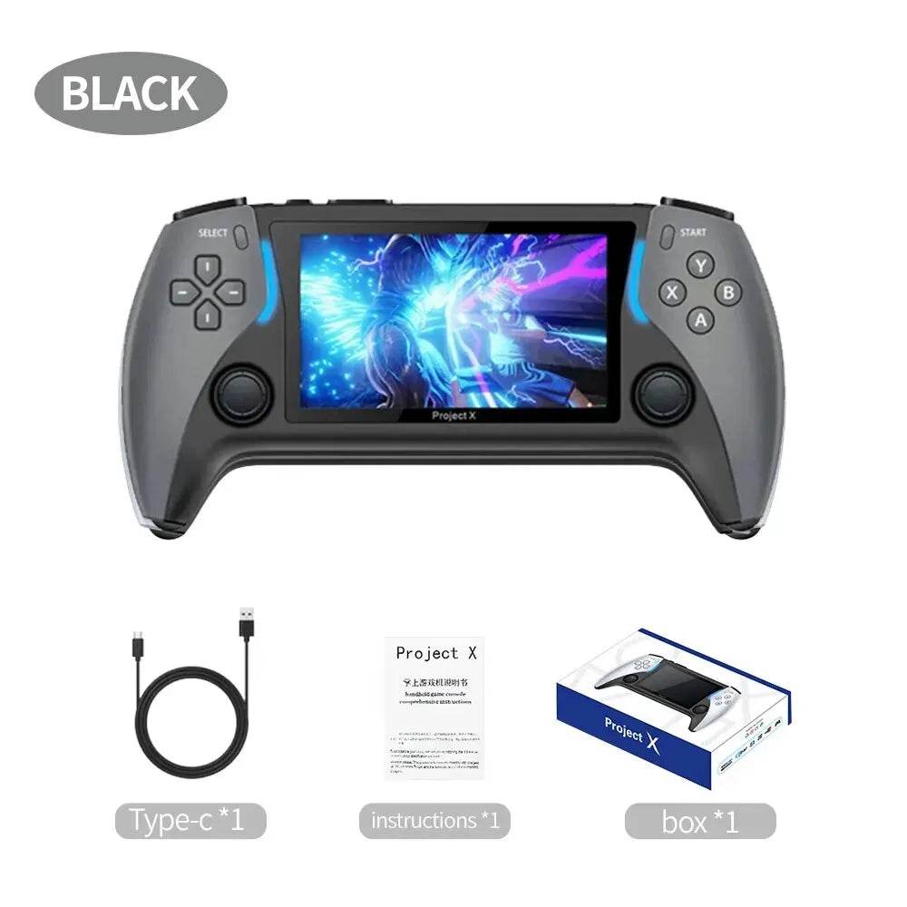 Coopreme New Project X 4.3 Inch High-Defintion Ips Screenhandheld Game Console Supports Ps1 Arcade Hd Output For Dual Joystick - MarvelouStoree