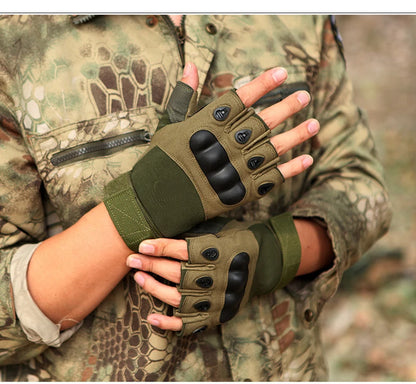 Half Finger Tactical Gloves Outdoor Men's Military Gloves Hiking Motorcycle Cycling Sports Glove Shooting Hunting Gloves