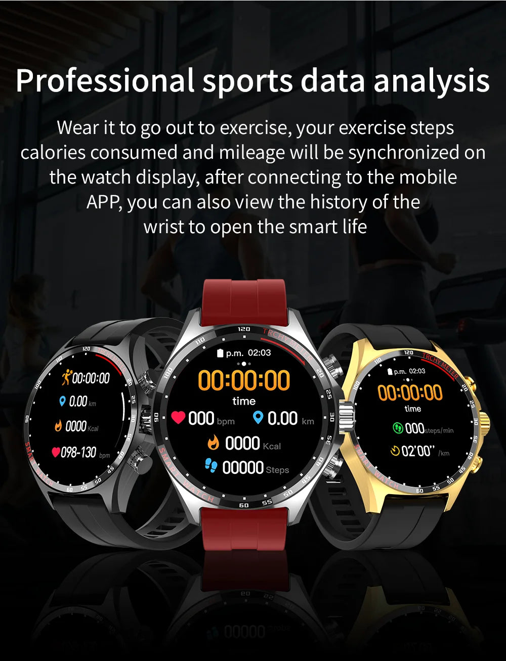 LIGE 2024 Smartwatch for Porsche Smart Watch Men Digital Watches Outdoor Sports Compass and NFC Bluetooth Call Wristwatch Golden