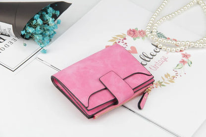 2024 Leather Women Wallet Hasp Small and Slim Coin Pocket Purse Women Wallets Cards Holders Luxury Brand Wallets Designer Purse