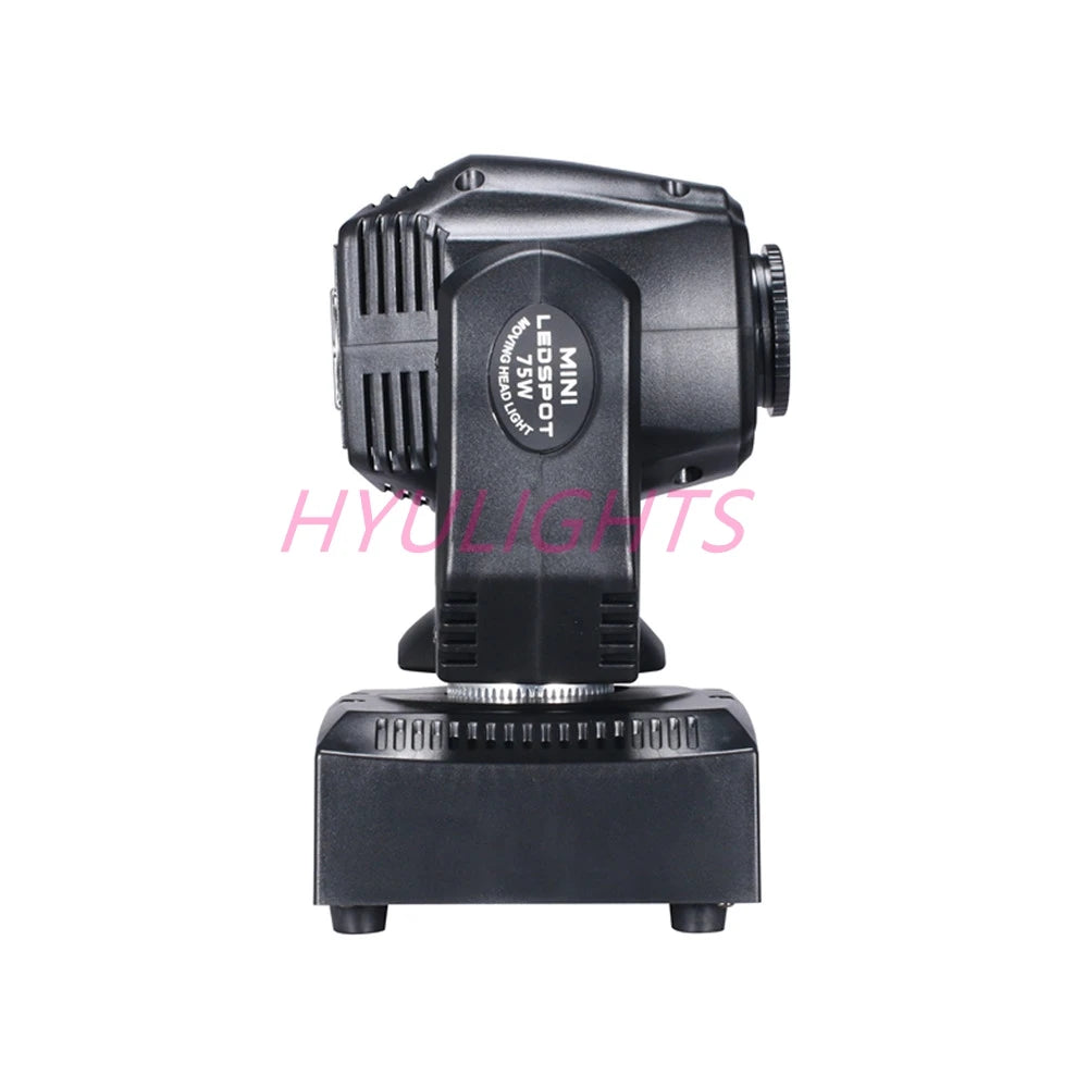 2pcs 75W LED Spot Moving Head Light 65W  DJ Beam Lights  Spot Light with Gobo&Color Wheel Disco DJs Equipmentnt