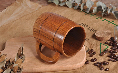 Wooden Big Belly Cups Handmade Natural Spruce Wood Cups Beer Tea Coffee Milk Water Cup Kitchen Bar Drinkware for Kitchen