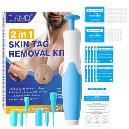 Skin Tag Remover Kit Mole Wart Remover Equipment Skin Tag Treatment Tool Facial Beauty Tool Home Use Easy To Clean