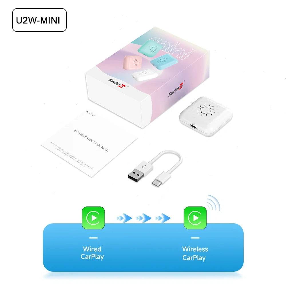 CarlinKit 5.0 4.0 3.0 CarPlay Wireless Dongle Activator Auto-connect For Audi Porshe Benz VW Volvo Toyota Plug&Play MP4 MP5 Play - MarvelouStoree