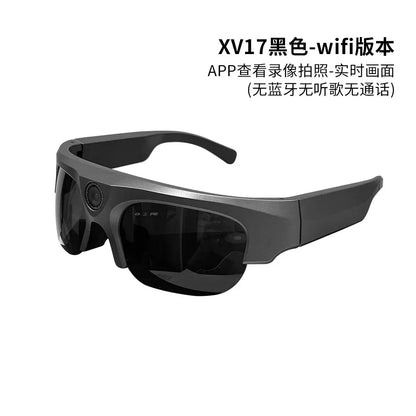 Smart Bluetooth Glasses With 2K Ultra Clear Camera DV Sports Anti-blue Light High Definition Sunglasses For Call/Cycle/Music