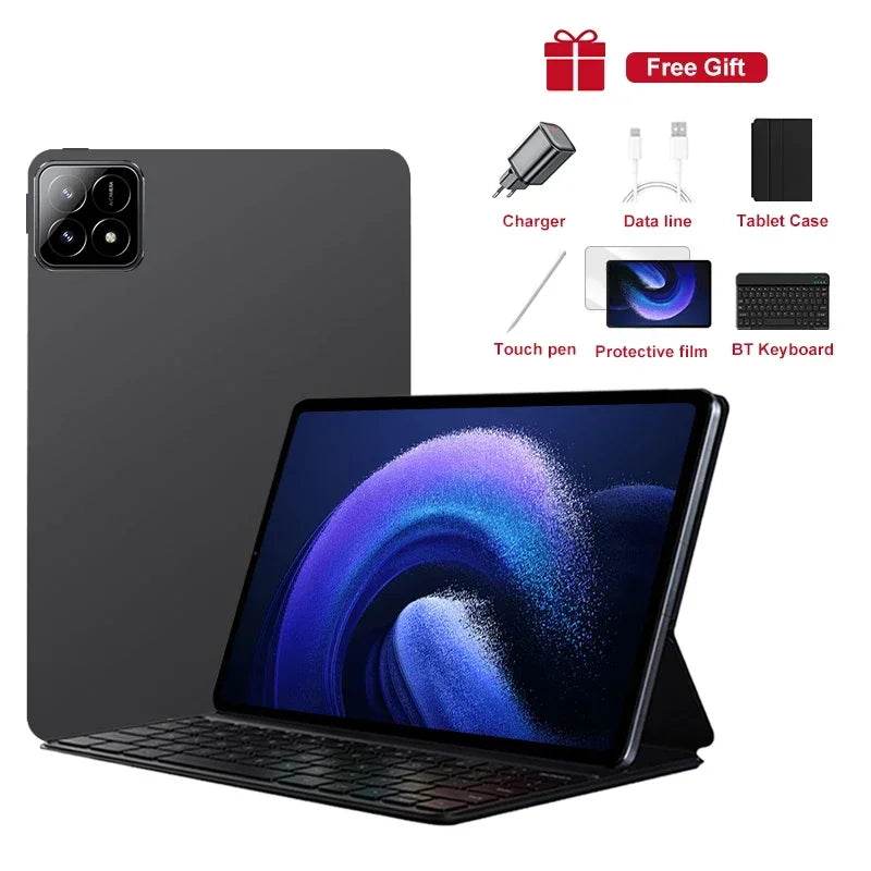 Original Pad 8 Pro Tablet 10.1 inch Android 14 Snapdragon 8gen3 Global 16GB+1024GB 10000mAh 5G Dual SIM WIFI HD 4K Full Screen - MarvelouStoree