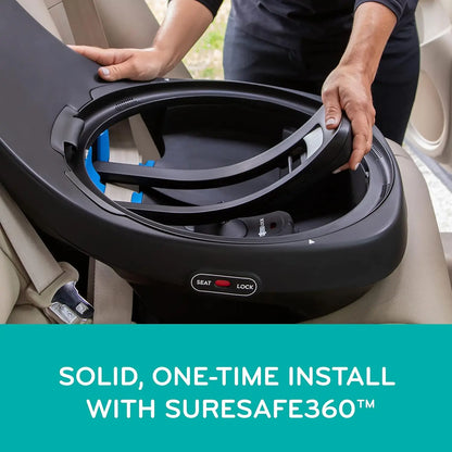 Revolve360 Extend Rotational All in 1 Convertible Car Seat, Rear Facing up to 50 Pounds with 360 Degree Rotation