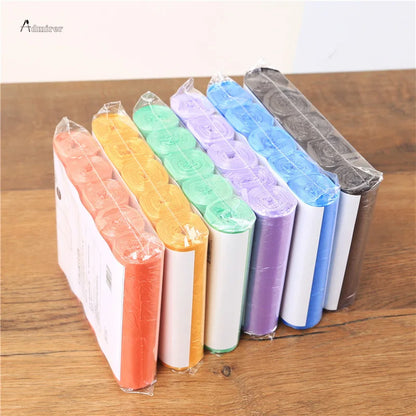 5 Rolls 1 Pack 100Pcs Household High Quality Disposable Trash Pouch Kitchen Storage Garbage Bags Cleaning Waste Bag Plastic Bag