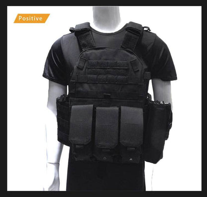 6094 Military Combat Army Wargame VestNylon Pouch Molle Gear Tactical Vest Body Armor Hunting Plate Carrier Airsoft Accessorie