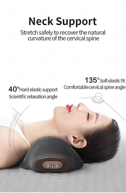 Vibration Massage Pillow Cervical Traction Massager Neck Massager Neck Massage Head Massager Relax Neck Pillow Cervical Pillow