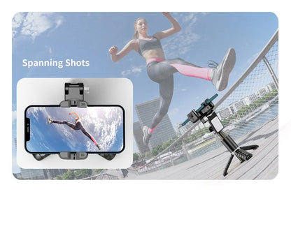 360 Rotation Following Shooting Mode Gimbal Stabilizer Selfie Stick Tripod Gimbal For iPhone Phone Smartphone Live Photography