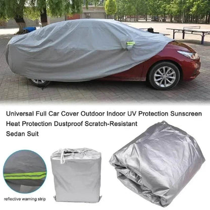 Car Cover Waterproof Outdoor Universal UV Protection Snow Cover Dustproof for Sedan Scratch-Resistant Sedan Suit SUV Car Tools - MarvelouStoree