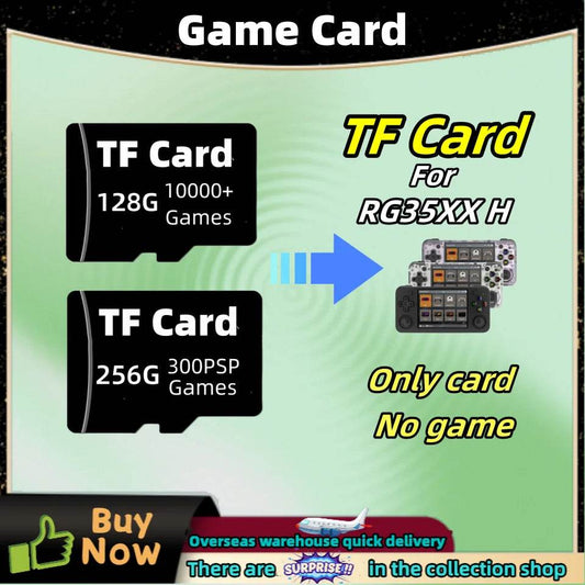 For ANBERNIC RG35XX H TF Card Classic Retro Game Memory Card PS1 PSP GBA GB NEOGEO N64 SEGA Portable Handheld Plug&Play 256G - MarvelouStoree