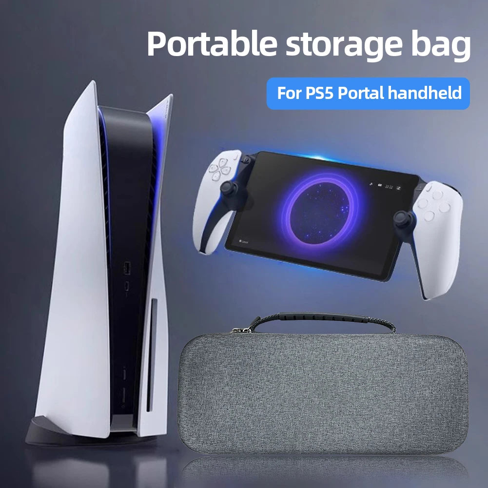 EVA Bag for PS5 Portal Travel Carrying Case Bag Protective Storage Bag for PS Portal for Sony PS5 PlayStation5 Portal Accessory