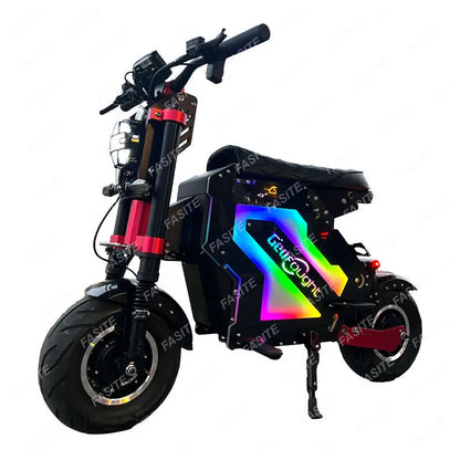 72V Electric Hyper Scooter Motorcycle 10000 Watt Bike Fast Fat Wheele 5000W 52V 50MPH 120 KMH Off Road Mopeds Escooter for Adult