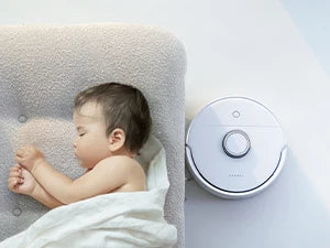 Freo Robot Vacuum and Mop Comb, Washing & Drying, Dirt Sense Ultra Clean, Auto Add Cleaner, LCD Display, Smart Swing, Arc