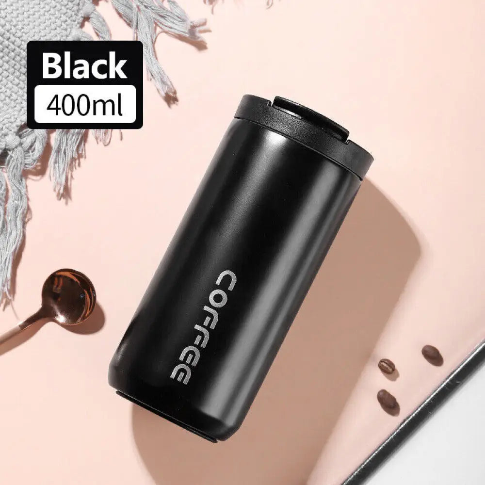 400/500ML Insulated Coffee Mug Cup Travel Stainless Steel Flask Vacuum Leakproof Thermo Bottles Espresso Themo Bottle Coffeeware