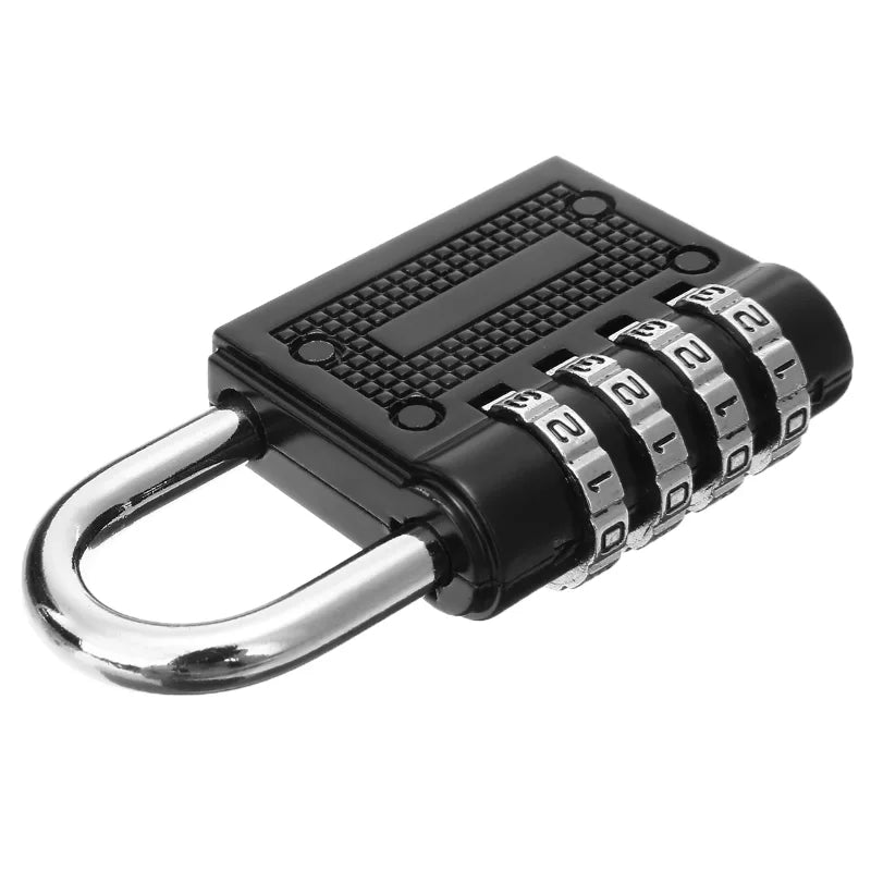 Metal 4-digit code lock outdoor waterproof padlock suitcase luggage code lock home locker code padlock room security lock