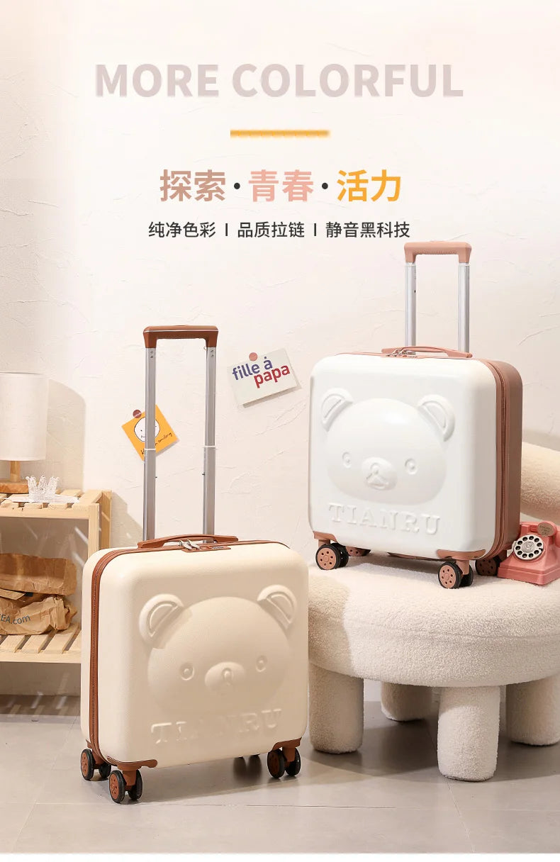 2023 New Cartoon Travel Suitcase with Hand bag 20 inch Girls Trolley Bag Fashion Women Suitcase Rolling Luggage set