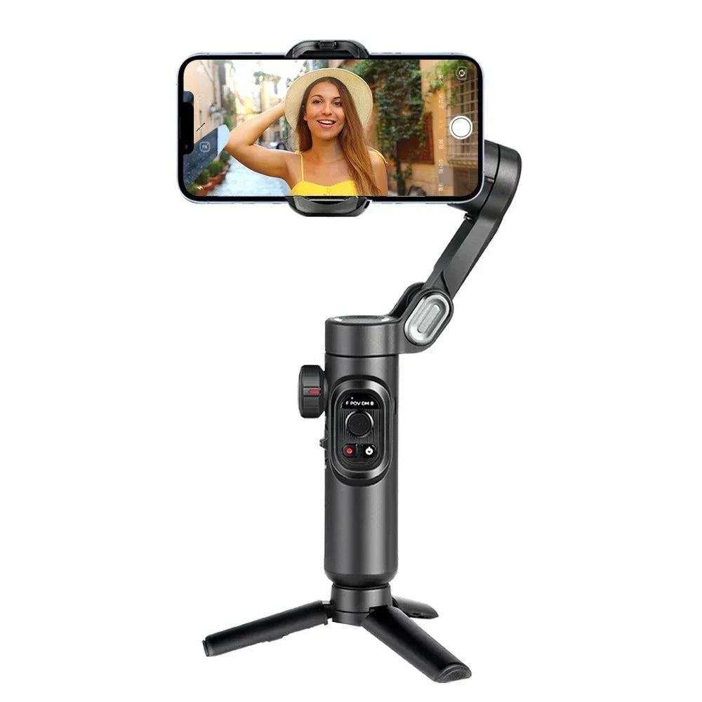 AOCHUAN Smart XE 3Axis Smart Stick Gimbal Stabilizer RGB Fill Phone Insta 360 Selfie Stick Face Tracking Phone Xe Live Broadcast