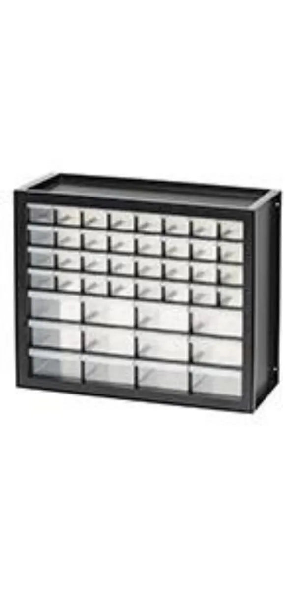 44 Drawer Stackable Storage Cabinet for Hardware Parts Crafts, Black - Small Brick Organizer Utility Chest