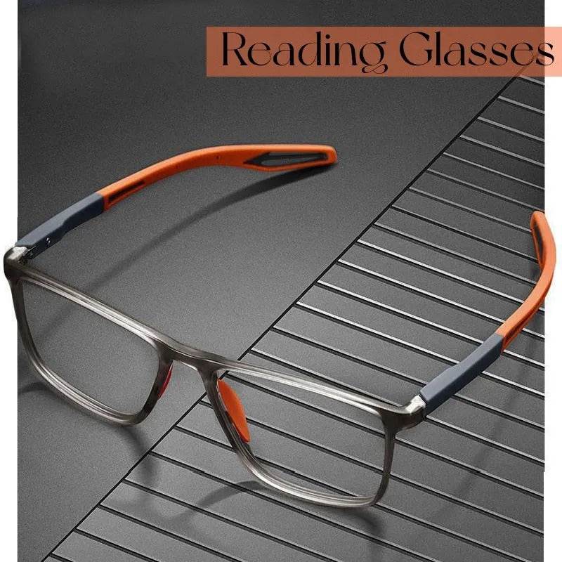 Anti-blue Light Reading Glasses Ultralight TR90 Sport Presbyopia Eyeglasses Women Men Far Sight Optical Eyewear Diopters To +4.0 - MarvelouStoree