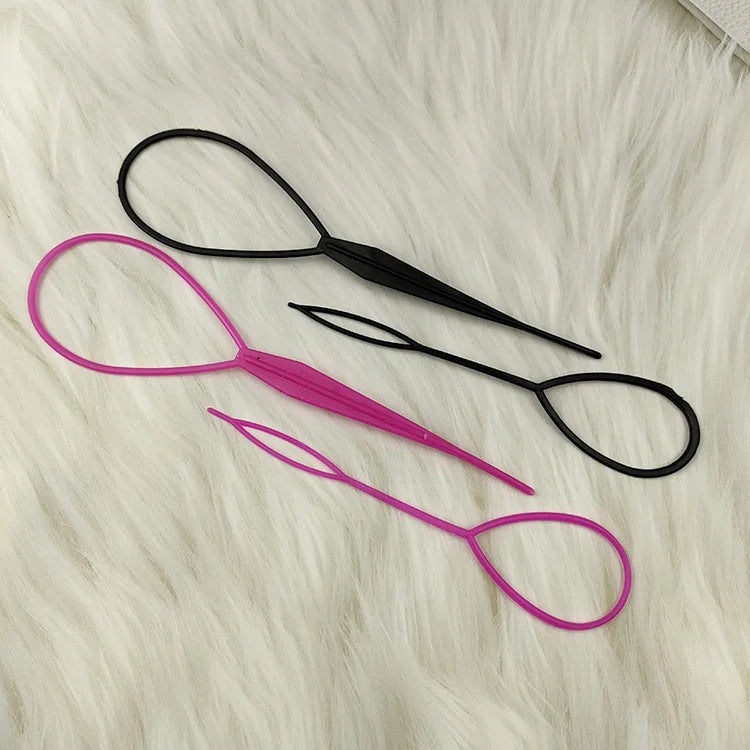 2Pcs Pulling Pin Hair Curling Ball Head Hair Curler Pattern Curly Hair Tool Braided Needle Hair Curler Set Hair Needle бигуди