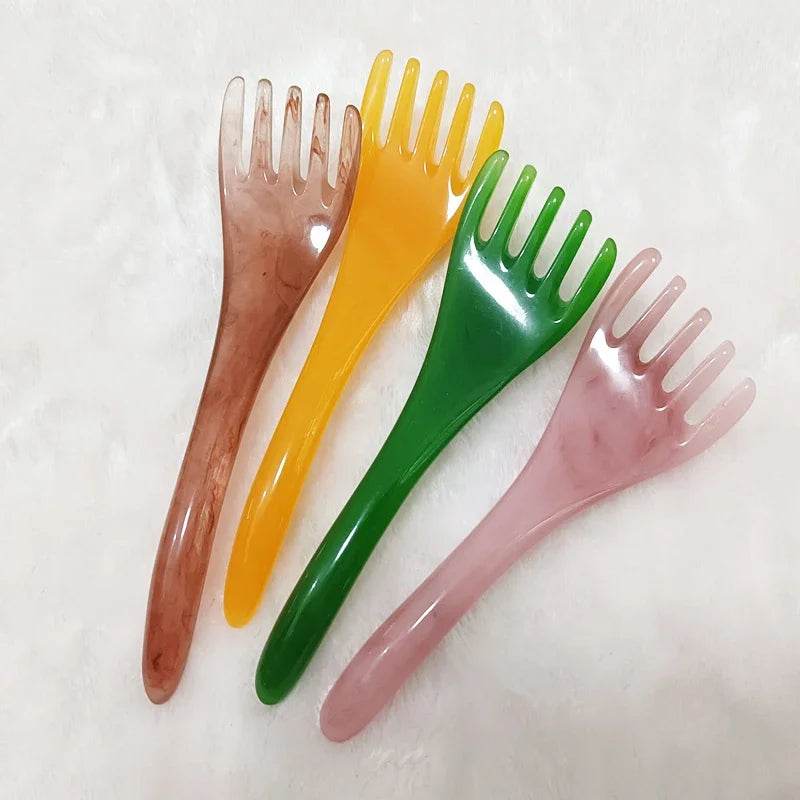 Five-claw Head Massager Scalp Gua Sha Stick for Body Neck Leg Visage Massage Meridian Comb Acupuncture Point Press Massage Tool - MarvelouStoree