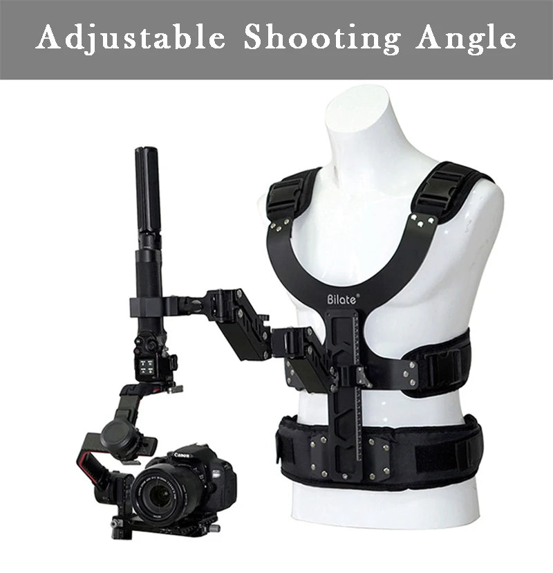 Bilate Camera Stabilizer Arm Shock Absorbing Vest for DJI RS2 RS3 RSC2 ZHIYUN Crane 2S 3S Feiyu Scorp DSLR Camera Crane Kit