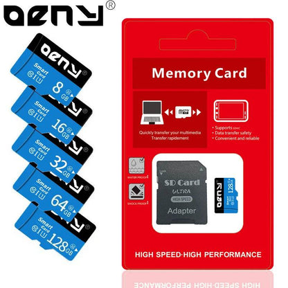 Micro TF SD Card 512GB 256GB 128GB 64GB 32GB 16GB 8GB Memory Card Flash Class 10 SD Card 256GB SD TF Flash Memorycard For Phone - MarvelouStoree